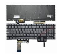 X psblty Clavier rétroéclairé RGB US/Russe, Compatible avec Lenovo, Compatible avec Legion, LOQ 15ARP9 15AHP9 15IAX9 15IRX9 15IAX9I NSK-6AB4BC PH5CYXRGBG-3T(Black RU RGB)