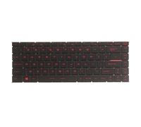 X psblty Clavier rétroéclairé Rouge, caractères Anglais US, Compatible avec MSI, GF63, 8RD, 8RC, MS-16R1 et MS-16R4