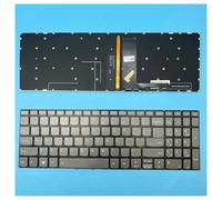 X psblty Clavier US/RU/HB/SP/FR/IT/PO/UK/CZ/HU, Compatible avec Lenovo, IdeaPad, 330-15IKB, 330-15, 330-15IGM, 330-15ARR, 330-17IKB, 330E-17IKB 15,6''(English Blue Backlit)
