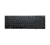 X psblty Clavier US/Russe, Compatible avec Gigabyte, Gaming, G5 GD KD MD G5 KC-5US1130SH G7 KC G7 GD MD CLEVO N15Z3 PB70 PB71 PB50/51 CVM18H93K09430(US RGB Backlit)