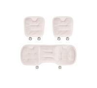 X psblty Coussins Siège Voiture Peluche Coussin De Siège Universel pour Civic, CR-V, Accord, XR-V, Fit, HR-V, Odyssey, Integra - Chaleur Hivernale(3PCS White)