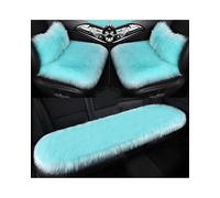 X psblty Coussins Siège Voiture Peluche Housses Siège Auto Imitation Laine, Chaudes pour l'hiver - Peluche À Poils Longs, Épaisse Confortable, Une Seule Pièce(Lake Blue 5pcs)