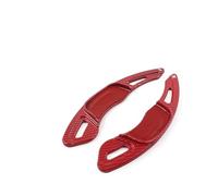 X psblty Extension Palette Volant Extension Palette Changement Vitesse Volant Voiture Aspect Pour Golf 7 Pour GTI R Pour GTD Pour GTE Pour Lamando Pour Jetta Palettes Changement(Carbon Fiber Red)