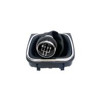 X psblty Pommeau Levier Vitesses Pommeau Levier Vitesse À 5 Ou 6 Vitesses Avec Étui En Matière synthétique Pour Golf V MK5 MK6 Pour Jetta R32 2004-2014(Black cap 5G boot)