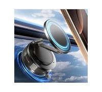 X psblty Support Telephone Voiture Support De Téléphone Magnétique sous Vide, Ventouse Réglable À 360 °, Format Poche, Pliable(T30-Black)