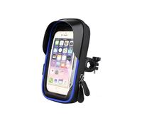 X psblty Support Telephone Voiture Support Téléphone Étanche pour Vélo, 6.4 Pouces, Guidon Moto, Étuis Universels pour Scooter(Blue)