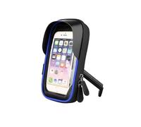 X psblty Support Telephone Voiture Support Téléphone Étanche pour Vélo, 6.4 Pouces, Guidon Moto, Étuis Universels pour Scooter(Blue (Motorcycle))