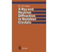 X-Ray And Neutron Diffraction In Nonideal Crystals