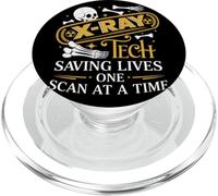 X Ray Tech Saving Lives One Scan At A Time Radiologie PopSockets PopGrip pour MagSafe