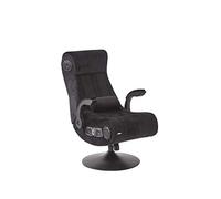 X Rocker Deluxe Chenille 4.1 Chaise de Gaming Noir Taille XL