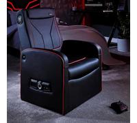 X-Rocker Shift Luxe JR - Fauteuil de jeu enfant 2.1 stéréo avec caisson de basses, rangement, noir