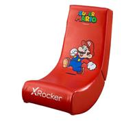 X-Rocker Mario Chaise de Jeu, Simili Cuir, Rouge, Junior