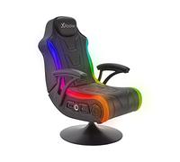X-Rocker Monsoon RGB 4.1 Chaise de Jeu Audio stéréo,Vibrant,Bluetooth avec éclairage LED