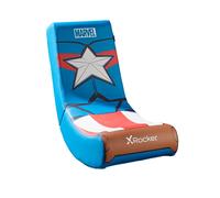 X-Rocker - Siège de jeu Video Rocker Marvel officiel Édition Captain America Ico