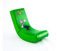 X Rocker Super Mario Joy Collection Luigi Chaise de Jeu, Simili Cuir, Vert, Junior