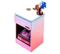 X Rocker - Table de Chevet Carbon-Tek avec Chargeur sans Fil et éclairage LED Blanche