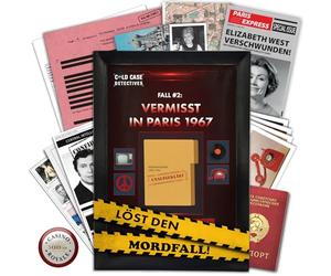 X-SCAPE - Cold Case Detectives Jeu de Crime - Fall #2 disparu à Paris 1967 - Le Jeu Escape Room