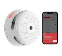 X-Sense D¨¦tecteur de Fum¨¦e Wi-FI Compatible avec l¡¯Appli X-Sense Home Security, Station de Base SBS50 Requise, Mini-D¨¦tecteur de Fum¨¦e Interconnect¨¦ sans Fil Conforme ¨¤ EN14604, XS01-M, Lot de 