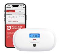 X-Sense D¨¦tecteur de Monoxyde de Carbone Connect¨¦, D¨¦tecteur de Monoxyde de Carbone Intelligent avec Affichage Num¨¦rique LCD, D¨¦tecteur de Monoxyde de CO Portable ¨¤ Emporter Partout, XC0C-iR, Lo