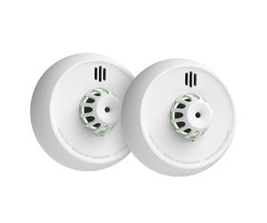 X-Sense Détecteur de Chaleur Wi-FI Compatible avec l'Appli X-Sense Home Security, Station de Base SBS50 Requise, s'Interconnecte avec Les Détecteurs de la Série Link+, XH02-M, Lot de 2