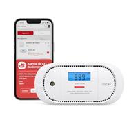 X-Sense Détecteur de CO Connecté, Base SBS50 Requise, XC01-M | Notifications et Contrôle à Distance via l’Application X-Sense Home Security