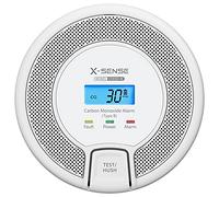 X-Sense Détecteur de Monoxyde de Carbone Interconnecté sans Fil, Alarm de Monoxyde de Carbone Alimenté par Pile Remplaçable, Conforme à la Norme EN50291, Série Link+, CO03D-W, Lot de 1