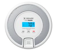 X-Sense Détecteur de CO Interconnecté RF, CO03D-W, Lot de 1 | Pile Remplaçable, Série Link+ et Conformité à la Norme EN 50291