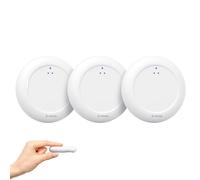 X-Sense Détecteur de Fuite d'eau Connecté Ultra Fin, Station de Base SBS50 Requise, Détecteur d'eau Wi-FI, Étanche IP67, Capteur de Fuite d'eau pour Cuisine, Salle de Bain, sous-Sol, SWS0A, Lot de 3