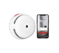 X-Sense Détecteur de Fumée Connecté avec Pile Remplaçable, Détecteur de Fumée Wi-FI Conforme à la Norme EN14604 XS01-WX