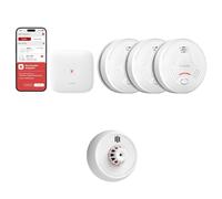 X-Sense Détecteur de Fumée Connecté avec Station de Base SBS50, SD11-MR31 et Détecteur de Chaleur Connecté avec Batterie Scellée 7 Ans, XH02-M, Lot de 1