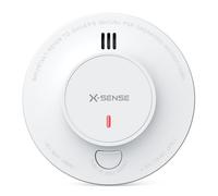 X-Sense Détecteur de Fumée Connecté, Batterie Intégrée 10 Ans, Fonction avec l’Appli, Station de Base SBS50 Requise, Compatible avec l’Application X-SENSE Home Security, SD19-MN, Lot de 1