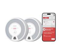 X-Sense Détecteur de Fumée et de CO Connecté Wi-FI, SC06-WX, Lot de 2