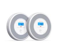 X-Sense Détecteur de fumée et CO, alarme vocale (Allemand uniquement), batterie remplaçable, pas de support pour les applications et stations de base SBS50, XP0A-SR, 2 pièces