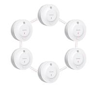 X-Sense Détecteur de Fumée Interconnecté par Radio, SD19-W, Lot de 6