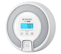 X-Sense Détecteur de Monoxyde de Carbone Autonome avec Affichage Numérique, Capteur Précis avec Une Durée de Vie de 10 Ans, Batterie Remplaçable, Conforme à la Norme EN50291, CO03D