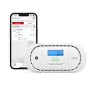 X-Sense Détecteur de Monoxyde de Carbone Wi-FI Compatible avec l’Appli X-Sense Home Security, Station de Base SBS50 Requise,