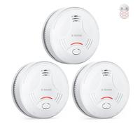 X-Sense Détecteur Fumée Aimant,Alarme Incendie sans Fil Interconnectée (Station de Base SBS50 Requise), Contrôle Tout-en-Un Via l’Application X-Sense Home Security, SD11-MR, Lot de 3