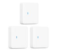 X-Sense Détecteur Ouverture de Porte, Alarme Porte et Fenêtre avec APP Notifications en Temps Réel, Station de Base SBS50 Requise, Compatible Alexa, SDS0A, Lot de 3