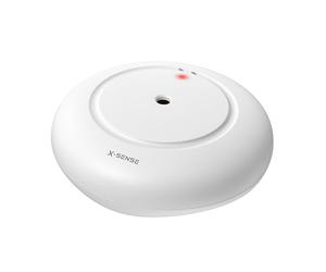 X-Sense Indépendant Détecteur de Fuite d'eau, Mini Capteur d'Inondation avec Alarme Audio de 110 DB, Fonctionne sur Piles, pour Cuisines, Caves, Lavabos, Réservoirs et Piscines, WS01, Lot de 1