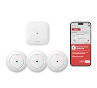 X-Sense Indépendant Détecteur de Fuite d'eau, Mini Capteur d'Inondation avec Alarme Audio de 110 DB, Fonctionne sur Piles, pour Cuisines, Caves, Lavabos, Réservoirs et Piscines, WS01, Lot de 1