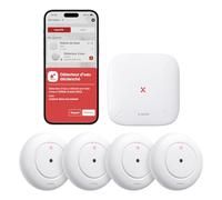 X-Sense Kit Détecteurs de Fuite d’Eau avec Base SBS50, SWS55