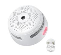 X-Sense Mini Détecteur de Fumée 10 Ans Magnétique, XS01, Lot de 1 | Installation sans Perçage, Capteur Photoélectrique et Bouton Test/Silence, Conforme EN 14604