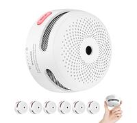 X-Sense Mini-Détecteur de Fumée avec 10 Ans d'Autonomie, Détecteur de Fumée Conforme à la Norme en 14604, Détecteur d'Incendie avec Capteur Photoélectrique, XS01, Lot de 6