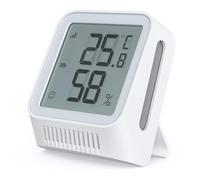 X-Sense Thermomètre Hygromètre Intérieur Connecté Compatible Alexa, Petit Capteur avec Écran LCD Mesure Température et Humidité, Station SBS50 Requise, STH0A, Lot de 1