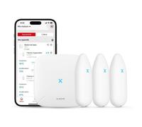 X-Sense Thermomètre Hygromètre WiFi Intérieur STH54, Alertes App, Export Données, Compatible Alexa, Température & Humidité Smart