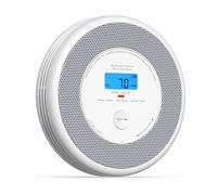 X-Sense XP0A-MR Détecteur de fumée et de monoxyde de carbone combiné avec alarme vocale 30 mm d'épaisseur sans station de base