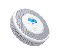 X-Sense XP0A-SR XP0A-SR Détecteur de fumée et de monoxyde de Carbone combiné indépendant avec Sortie vocale et Batterie remplaçable Ne Prend Pas en Charge Les Stations de Base APP et SBS50