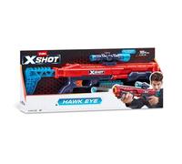 X-Shot Excel Hawk Eye Blaster Toy, Lance des fléchettes en Mousse (16 fléchettes, Les Styles Peuvent Varier)