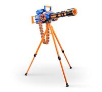 X-Shot Insanity Rage Fire Gatling Gun Blaster à piles avec 72 fléchettes, ceinture de munitions et trépied