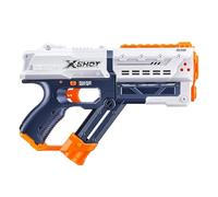 X-Shot - Pistolet Blaster Meteor, Compatible avec Nerf Rival, Design de Science-Fiction, Bleu, Pour Enfants de 6 à 12 Ans, Unisex